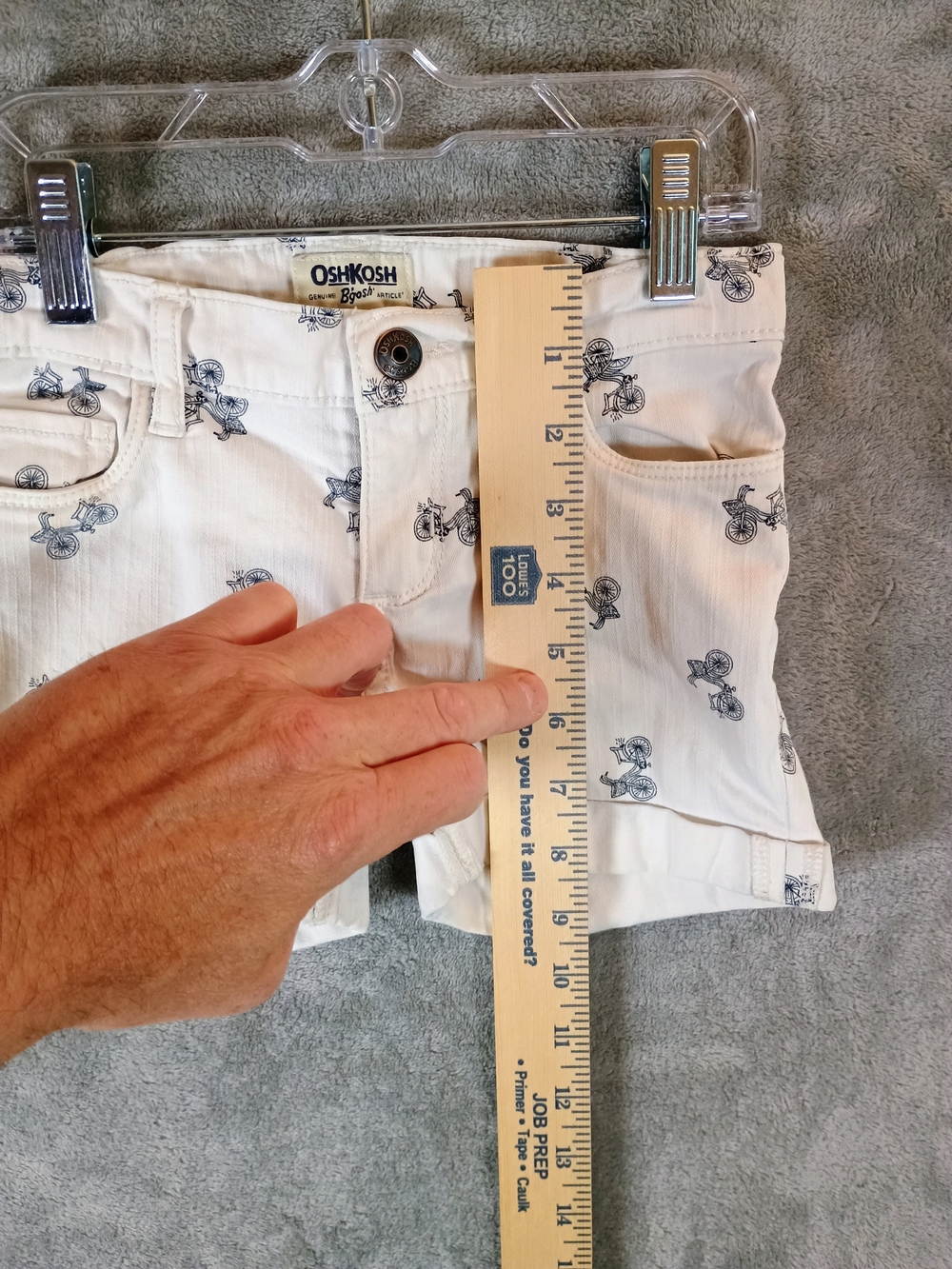 OshKosh B'gosh Girls Shorts with Navy Bike Print Size 6 - Picture 6 of 12